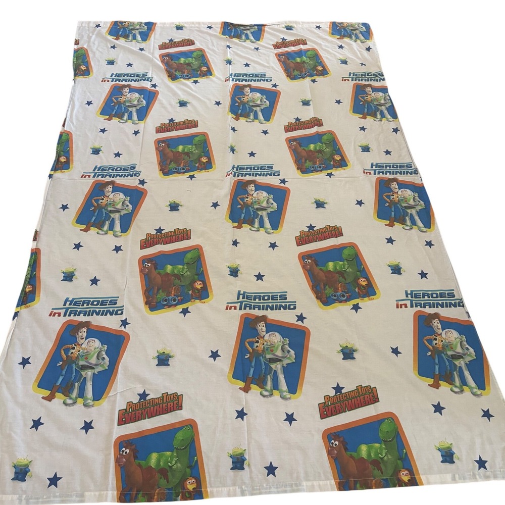 Disney Pixar Toy Story Twin Flat Sheet – Woody, Buzz & Friends  Clean and Bright - Picture 2 of 4